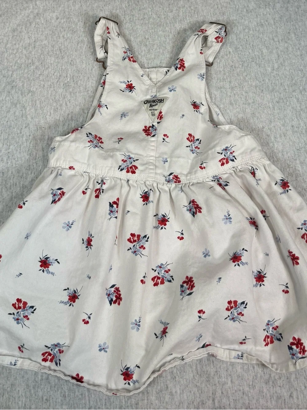 OshKosh B’gosh Floral Overall Dress - Girls 4T‎